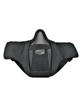 WOSPORT MASCHERA CON GRIGLIA IN METALLO NERA [WO-MA42B]