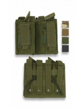 BARBARIC DOUBLE MAG POUCH GREEN 600D [34901-VE]