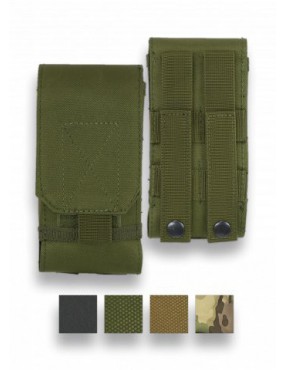 EINZELMAGAZINBEUTEL MIT VELCRO-VERSCHLUSS UND 600D FEDERBEFESTIGUNG GRÜNE FARBE [34874-VE]