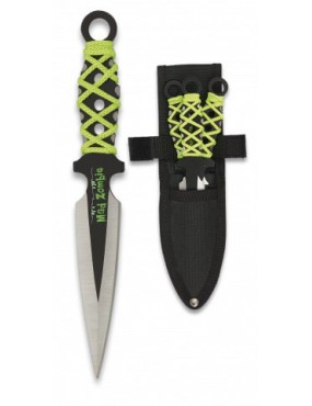 3 MAD ZOMBIE THROWING KNIFE SET [32233]