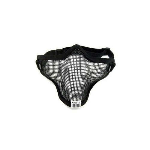 MASCARILLA FACIAL CON MALLA DE METAL NEGRO [604519]