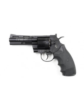 REVOLVER PYTHON 357 4 INCH BLACK CO2 FULL METAL WITH LOGOS [180310]