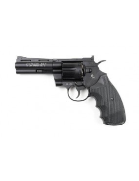 REVOLVER PYTHON 357 4 ZOLL SCHWARZES CO2-VOLLMETALL MIT LOGOS [180310]