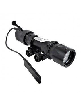 M951 LED TORCH WITH RIS CONNECTION BLACK [EL-EX108B]