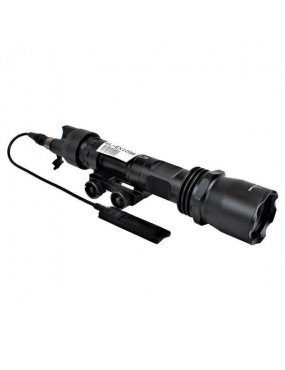 NIGHT EVOLUTION M961 LED TORCH WITH RIS ATTACK BLACK [EL-EX109B]