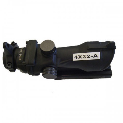 ROYAL OPTICAL 4X32 ACOG TYP MIT SICHTORGANEN SCINA 22MM SCHWARZ [4X32A]