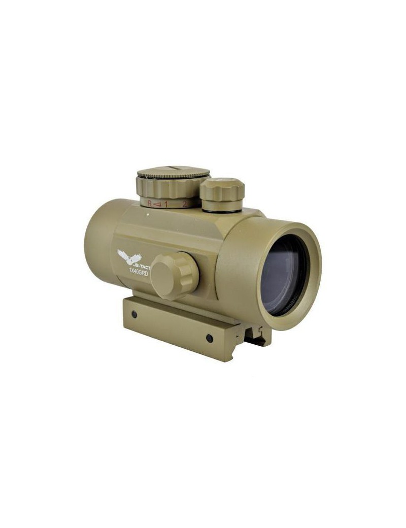 RED DOT TUBE 40MM TAN JS TACTICAL [JS-1X40GRDTAN]