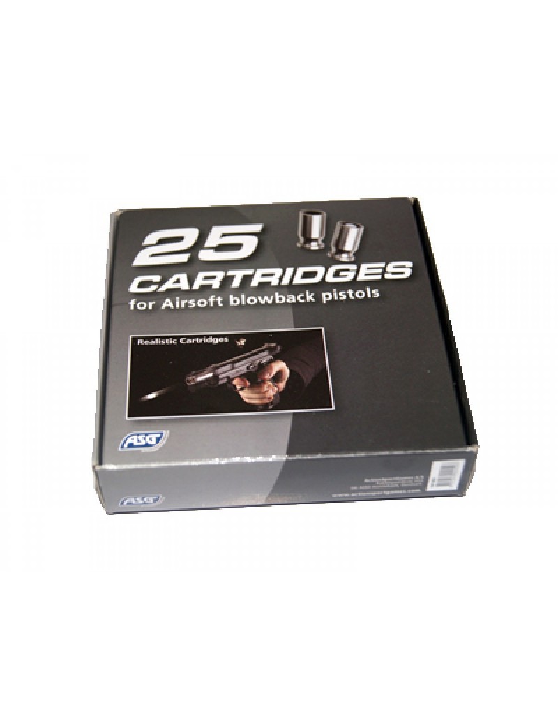 CARTUCCIA DA 6 MM PER PISTOLE CZ 75 e 1911 RSS GBB SCATOLA DA 25 pz [16926]