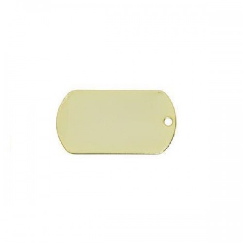 IDENTIFICATION PLATE IN METAL GOLDEN COLOR  [1852]