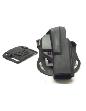 VEGA POLYMER HOLSTER SHOCKWAVE SHWC009L FÜR GLOCK 17 22 31 37 MIT 8K26 UND...