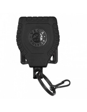 VEGA HOLSTER PORTACHIAVI, PORTA-ACCESSORI, CORREGGIOLO RETRATTILE NERO [8V33N]