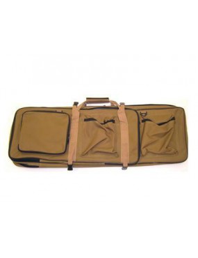 SAC TAN POUR CARABINES 4 POCHETTES 86X26 [B200TAN]