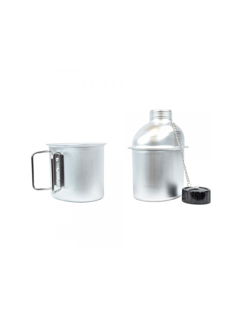 JS-TACTICAL BORRACCIA IN ALLUMINIO 1 LITRO CON TAZZA [JS-1802]