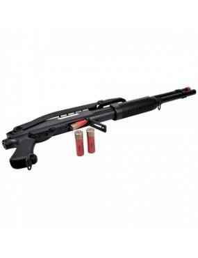 Escopetas : Escopeta Airsoft M870, larga, ABS (CM.355L) - TAN 