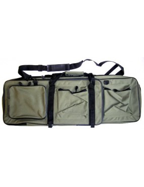 SAC VERT POUR CARABINES 4 POCHETTES 86X26 [B200V]