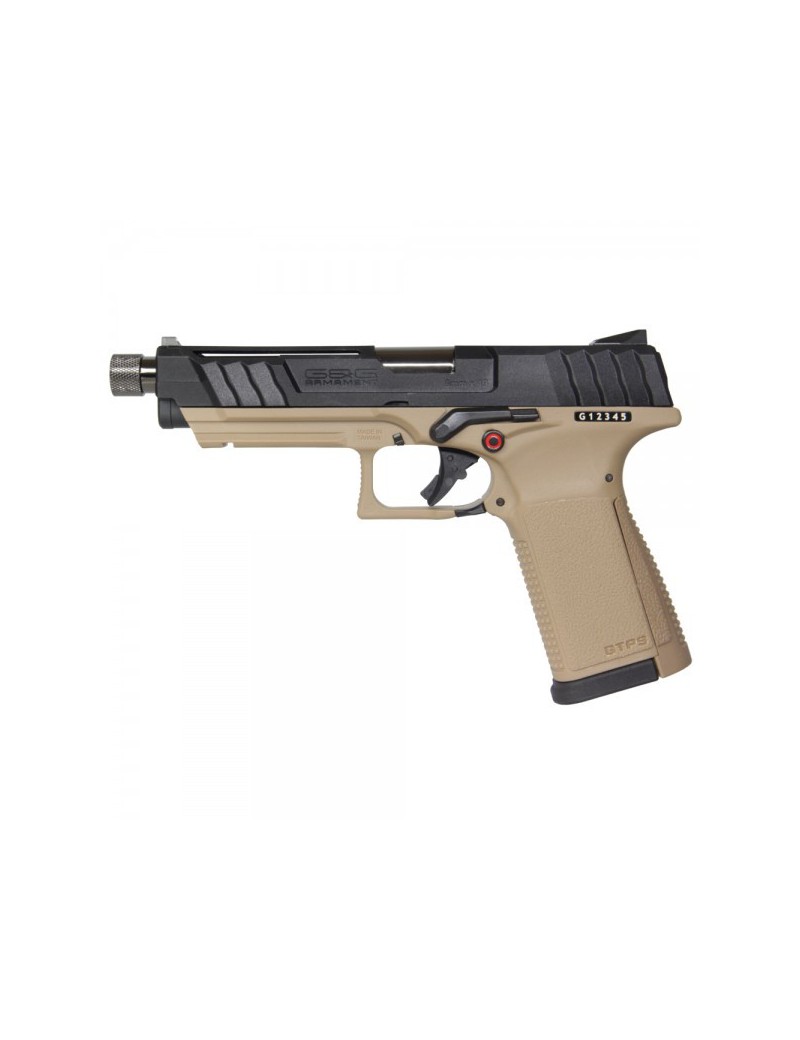 G&G PISTOLA A GAS GTP9 NERA/DESERT TAN [GG-GTP9BT]