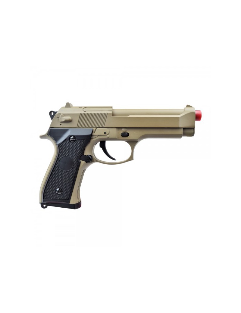 CYMA PISTOLA ELETTRICA M92 COLPO SINGOLO/RAFFICA TAN [CM126T]