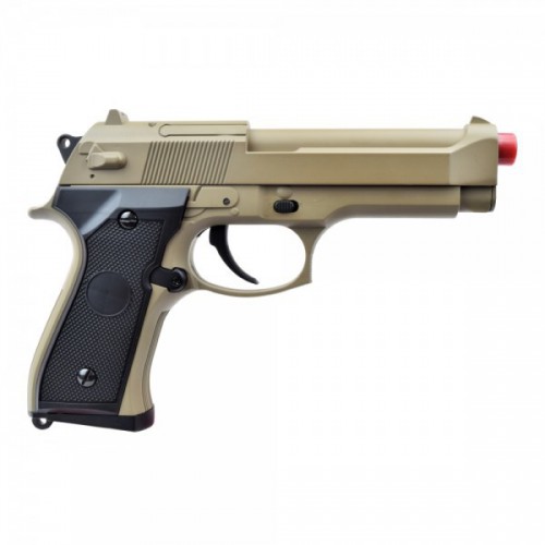 CYMA PISTOLA ELETTRICA M92 COLPO SINGOLO/RAFFICA TAN [CM126T]