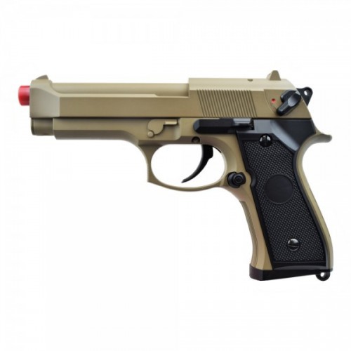 CYMA PISTOLA ELETTRICA M92 COLPO SINGOLO/RAFFICA TAN [CM126T]