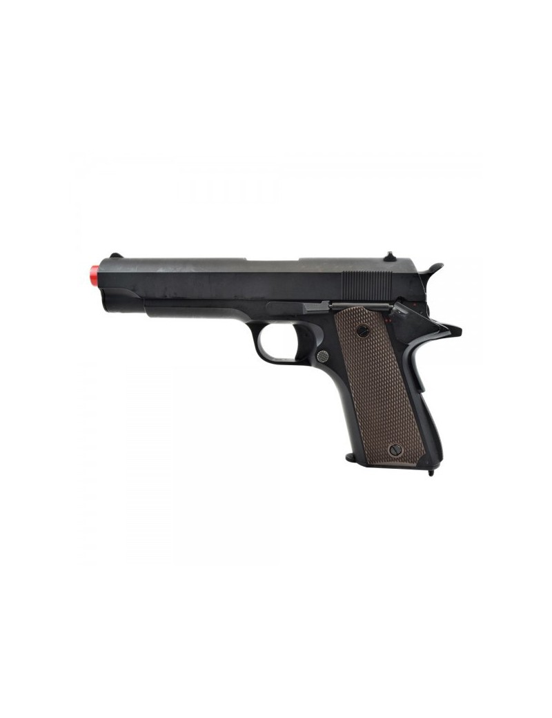 PISTOLA ELECTRICA CYMA COLT 1911 COLOR NEGRO METAL / ABS [CM123]