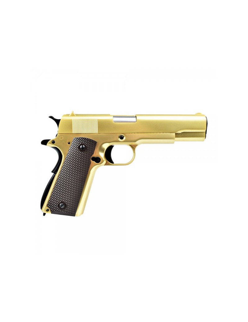 WE PISTOLA A GAS MODELLO 1911 ORO [WE-007]