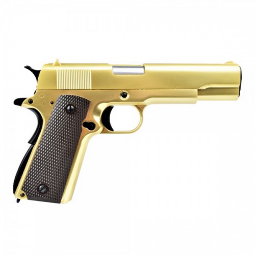 WE PISTOLA A GAS MODELLO 1911 ORO [WE-007]