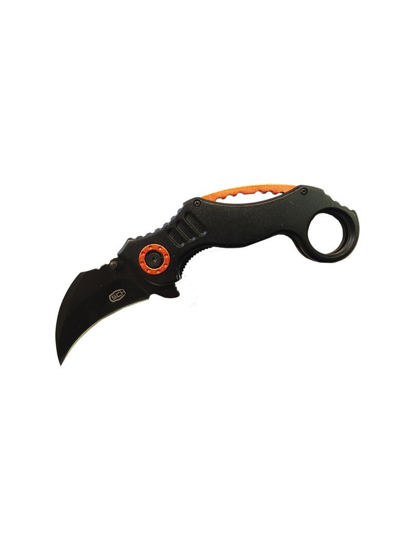 CUCHILLOS DE GARRA DE ACERO CUCHILLO KARAMBIT PLEGABLE [CW-K27]