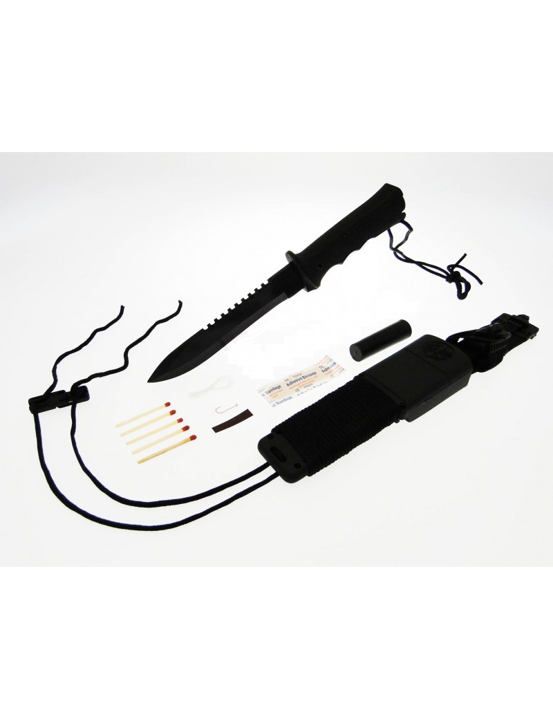 CUCHILLO SUPERVIVENCIA SERIE TÁCTICA RAMBO [RM-H7]