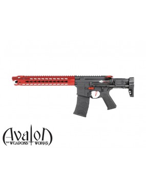 CARABINE ÉLECTRIQUE VFC AVALON LEOPARD KEYMOD RED [AV1-M4LOPMRD01]