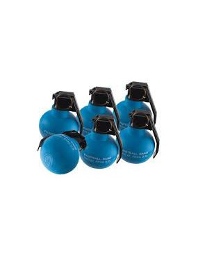 TAGINN TAG-67 HAND GRENADE PIROTECNICA PAINTBALL SET X6 [TAG-67 BLUE X6]