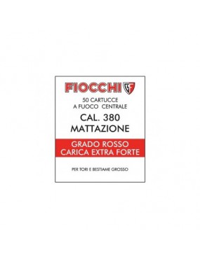 CARTUCCE DA MATTAZIONE FIOCCHI 380 [IC57]