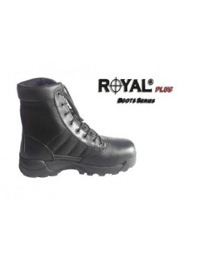 BLACK BOOTS IN ECO LEATHER-CORDURA WITH HIGH GRIP [RP-BMB]