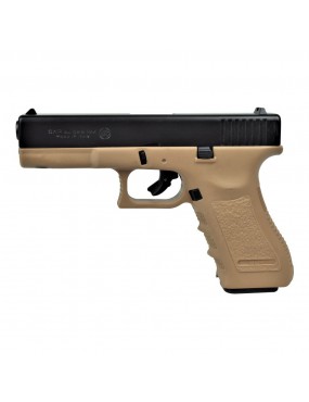 BRUNI BLANK PISTOL G17 KALIBER 9MM SCHWARZ / TAN [BR-1401BT]