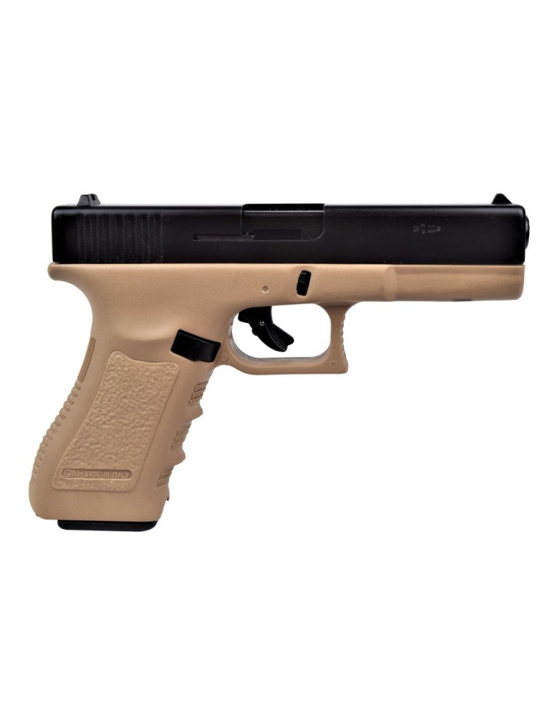 BRUNI BLANK PISTOL G17 KALIBER 9MM SCHWARZ / TAN [BR-1401BT]