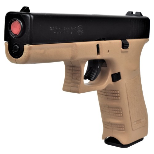 PISTOLA BRUNI BLANK CALIBRE G17 9MM NEGRO / BRONCEADO [BR-1401BT]