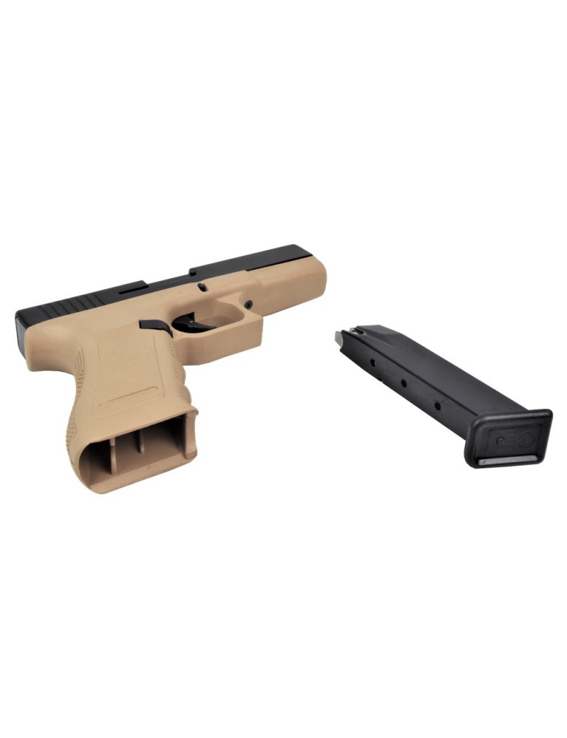 BRUNI BLANK PISTOLET G17 CALIBRE 8MM NOIR / TAN [BR-1400BT]