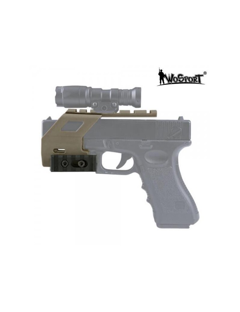 SISTEMA DE BASE DE CARRIL PARA PISTOLA TAN GLOCK 17/18/19 [WO-GB49T]