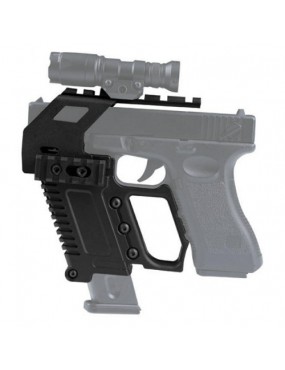 RAIL BASE LOADING DEVICE FOR GLOCK SERIES PISTOLS BLACK [WO-GB48B]