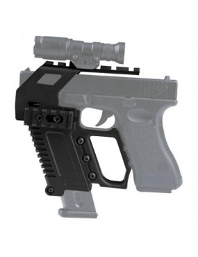 WOSPORT RAIL BASE LOADING DEVICE PER PISTOLE SERIE GLOCK NERO [WO-GB48B]