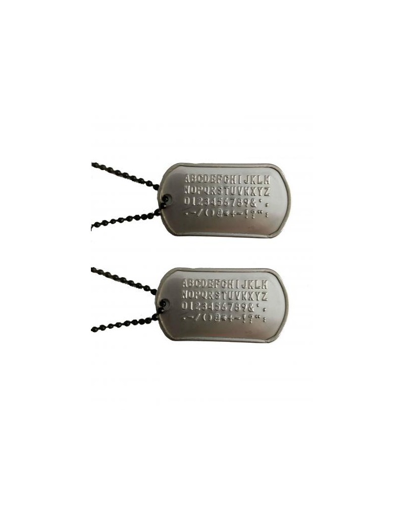 IDENTIFIKATIONSPLATTEN MIT SCHUTZGUMMI UND KETTE [67300 / P]