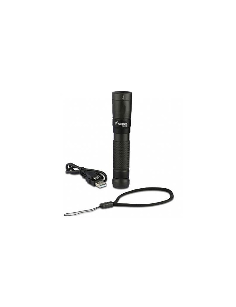 LINTERNA DE MANO FAVOR FOCO T2117 ANTRACITA LED [T2117]