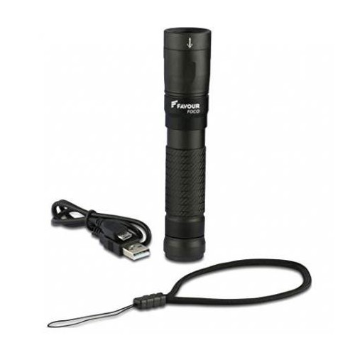 LINTERNA DE MANO FAVOR FOCO T2117 ANTRACITA LED [T2117]