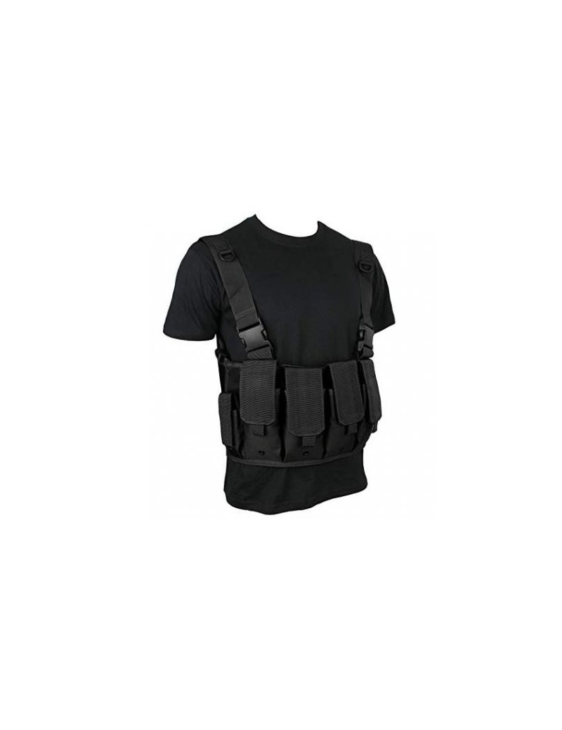 TACTICAL MAG CHEST RIGG BLACK MIL-TEC BLACK [13532002]