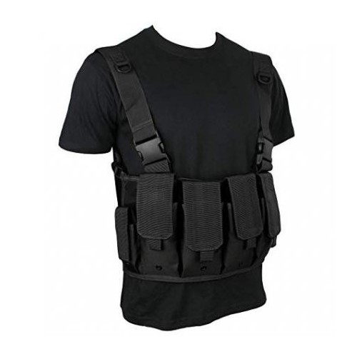 TACTICAL MAG CHEST RIGG BLACK MIL-TEC BLACK [13532002]