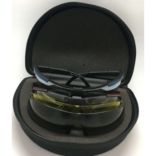 EAGLE KIT MIT 2 RAHMEN + 3 OBJEKTIVEN  CLEAR - YELLOW- SUN- MIRROR [JD13]