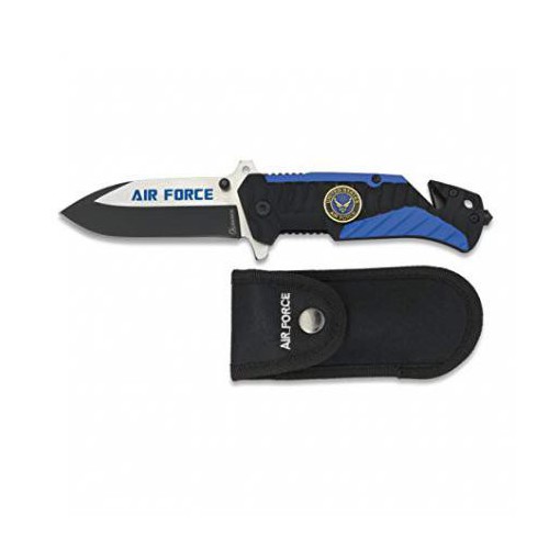 "LUFTWAFFE" FALTMESSER 19747 ALBAINOX SCHWARZ UND BLAU MIT GEHÄUSE [19747]