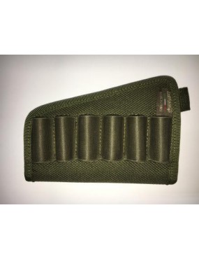 CARTRIDGE HOLDER FOR SPEARGUN STOCK IN GREEN POLYESTER FABRIC [2.0608]