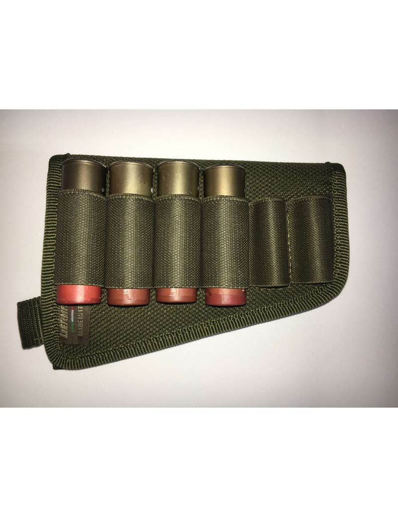 PORTE-CARTOUCHE POUR ARBALÈTE EN TISSU POLYESTER VERT [2.0608]