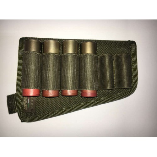 PORTE-CARTOUCHE POUR ARBALÈTE EN TISSU POLYESTER VERT [2.0608]