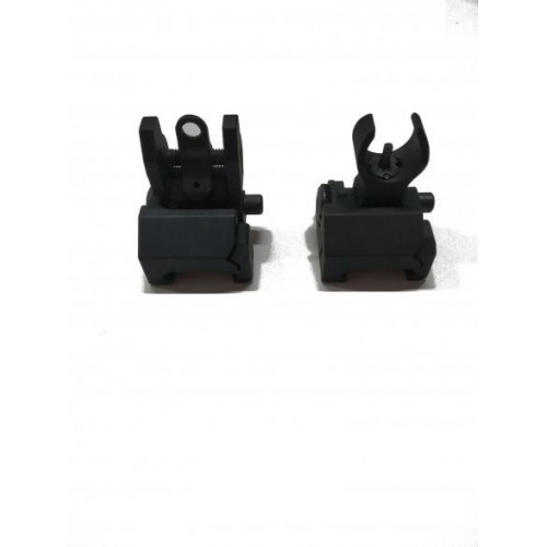 KIT TACCHE DI MIRA ANTERIORE E POSTERIORE FLIP UP REGOLABILE [BD-3820B]